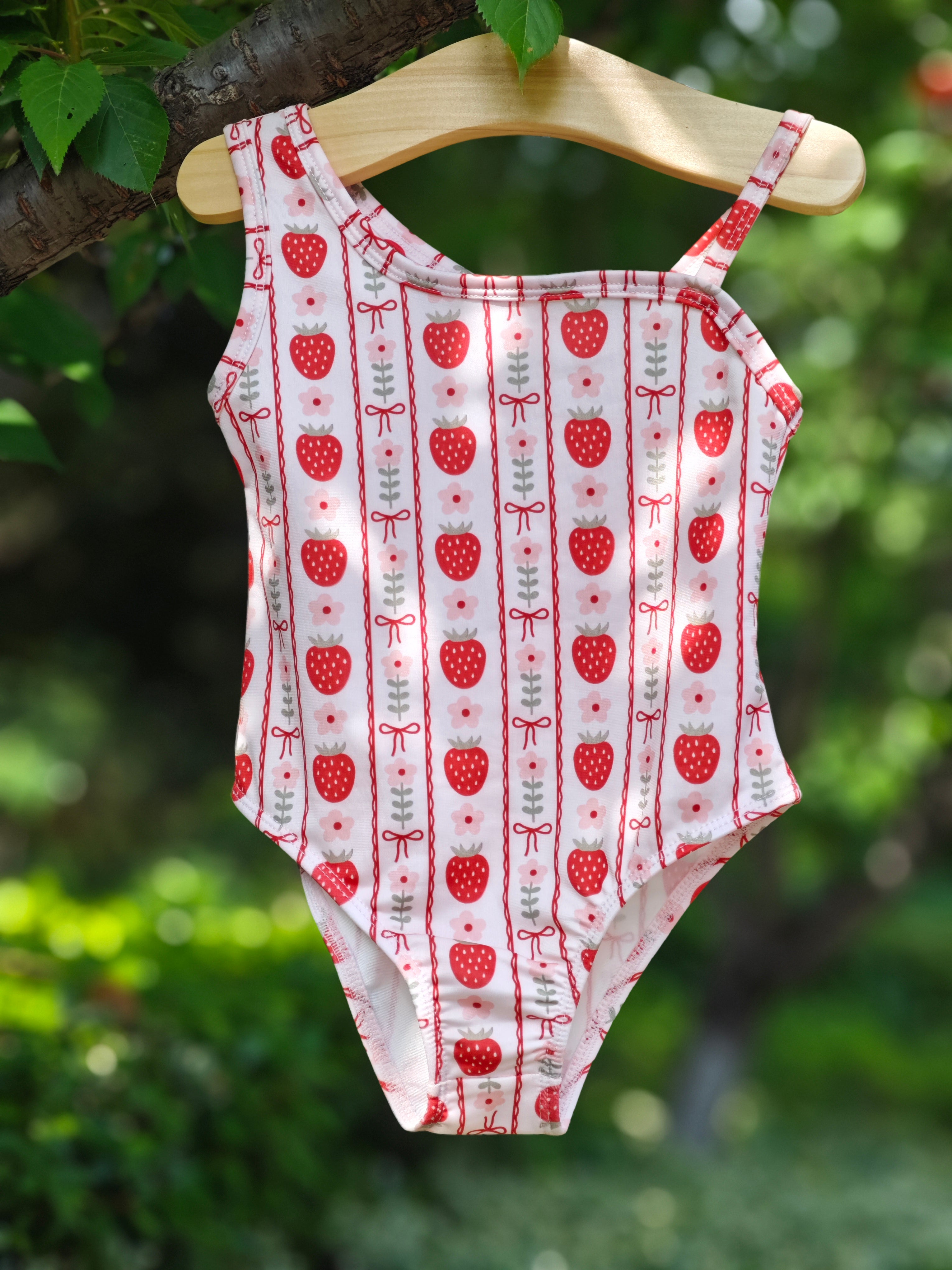 Girls Strawberry Swimsuit Wholesale
