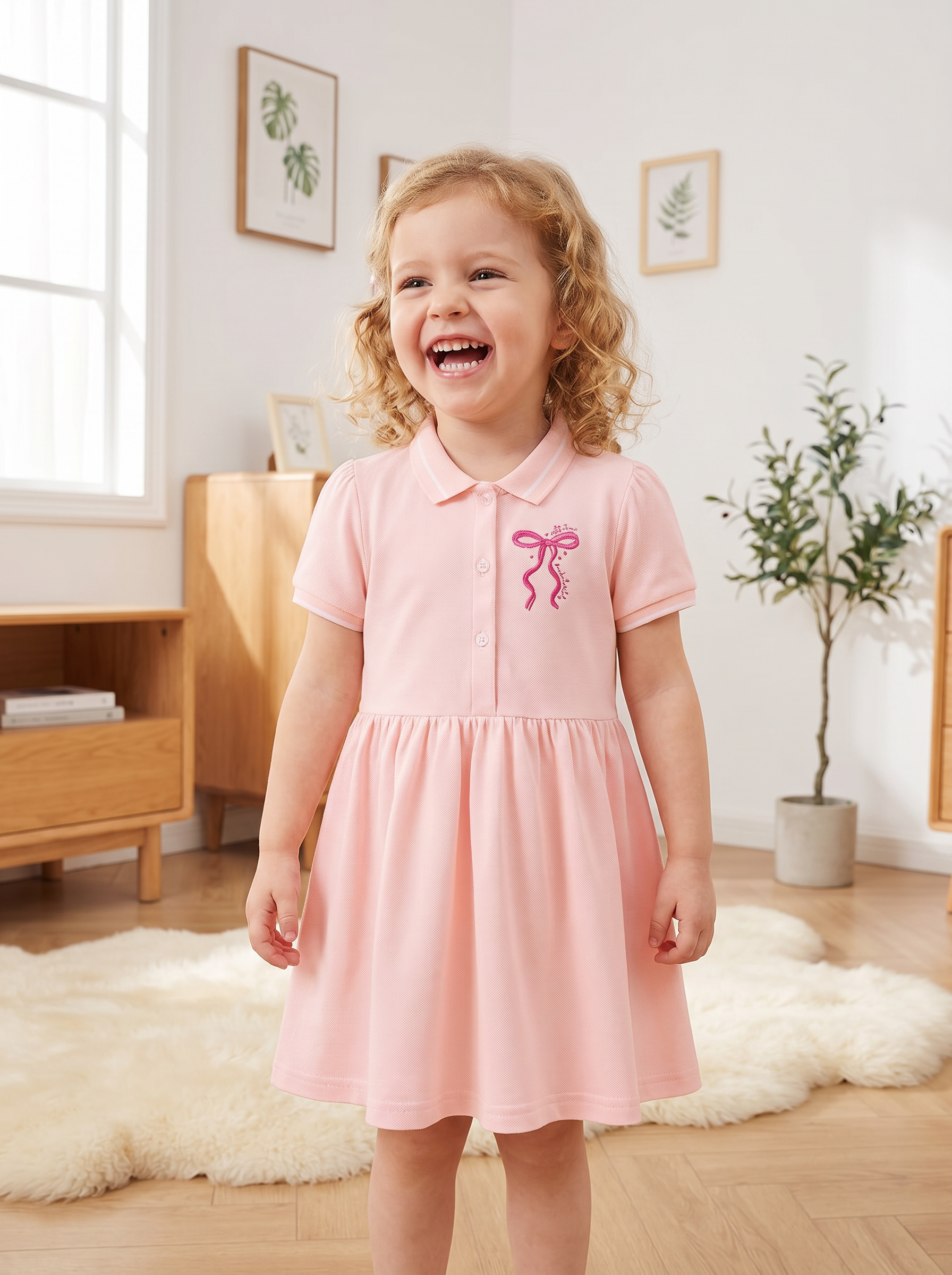 Wholesale Toddler Polo Short Sleeve Dress Supplier | Active Comfort Kids Casual Apparel